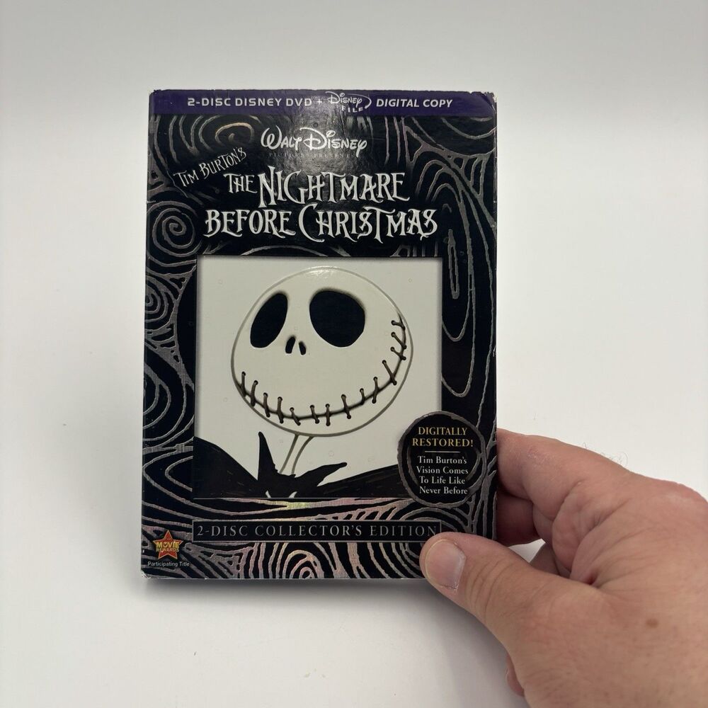 Disney Nightmare Before Christmas DVD 2-Disc Collector's Edition 2008 Slipcover